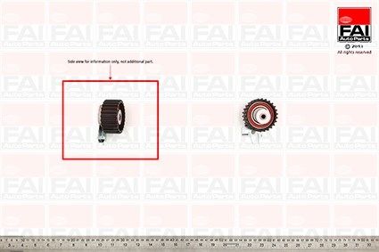 FAI AUTOPARTS Натяжной ролик, ремень ГРМ T9298